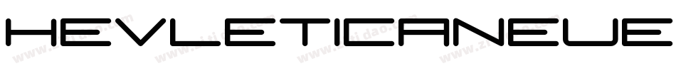 hevleticaneue bold字体转换